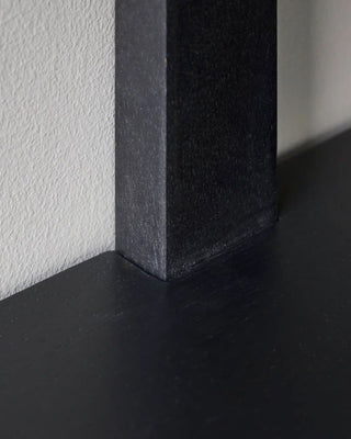 Holz-Wandregale in schwarzer Ausführung 75cm