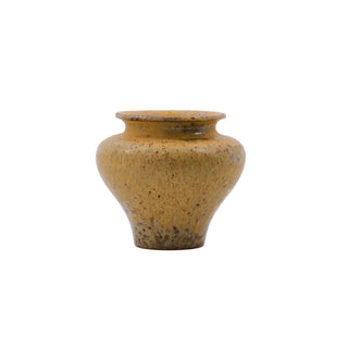 Vase Kolo jaune moutarde céramique 9cm