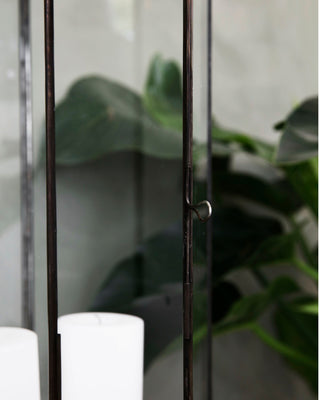 Laterne Narrow in dunkel Antik 79cm