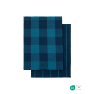 Theedoekenset Cook blauw - 2 stuks