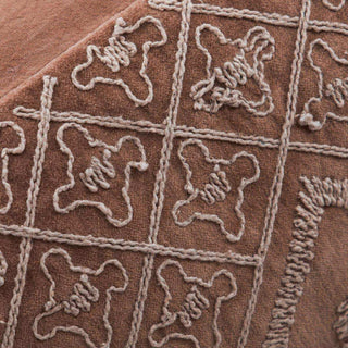 Kussenhoes Edda camel 50x50cm - Het Adres