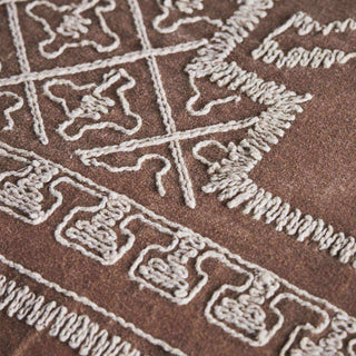 Kussenhoes Edda camel 50x50cm - Het Adres