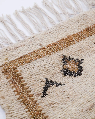 Alfombra Kesh Beige 70x140 cm