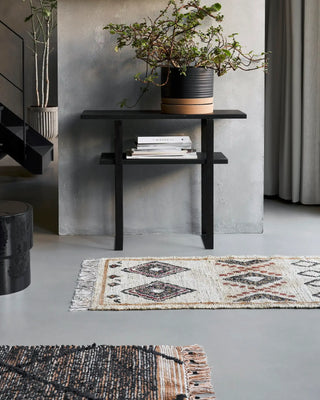 Alfombra Kesh Beige 70x140 cm