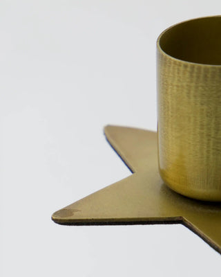 Bougeoir Stage cuivre antique - 6 pièces