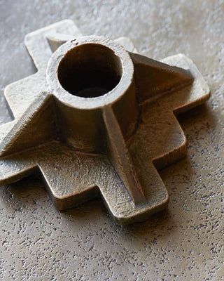 Candle Holder Castle antique bronze 3,cm