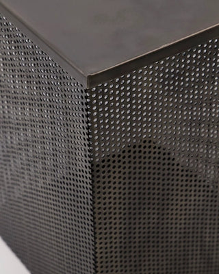 Laterne Verse schwarzes Metall – Set von 2