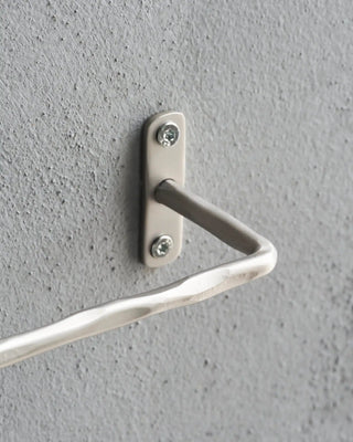 Portarrollos Welo plateado cepillado