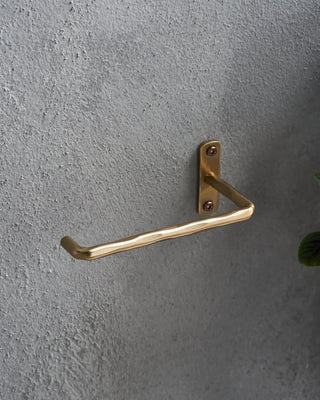 Toiletrolhouder Welo geborsteld messing