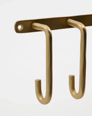 Garderobenhaken Welo gebürstetes Messing 15cm