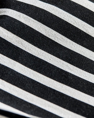 Panier Canva noir rayé 35x54cm