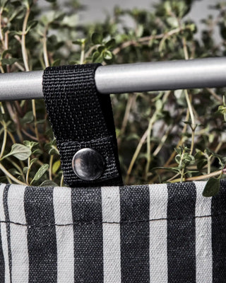 Hanging basket Lava black striped 15cm