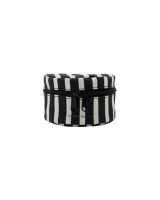 Topp storage boxes striped black - set of 2