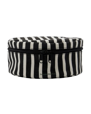 Topp storage boxes striped black - set of 2