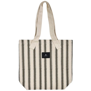 Tasche Canva schwarz und weiß 43cm