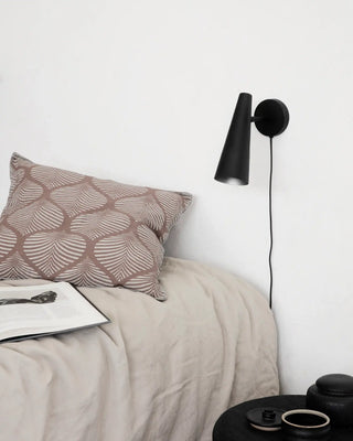 Wandlamp Precise mat zwart 21cm