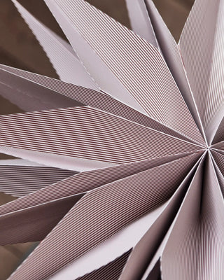 Papieren ster Capella gebrand rood 70cm