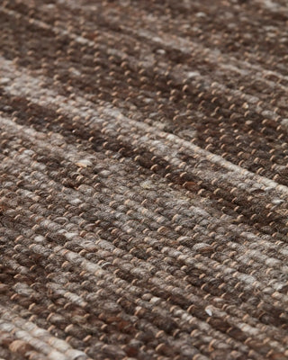 Alfombra Hafi marrón 250x250 cm