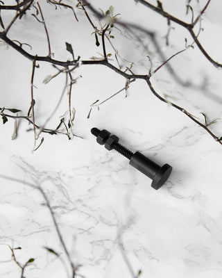 Knop zwart - 2 stuks