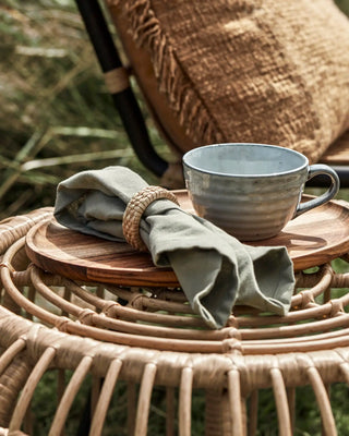 Ronds de serviette enfant naturel - 4 pièces