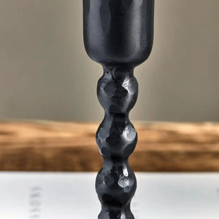 Kandelaar Mala zwart 18cm - Het Adres