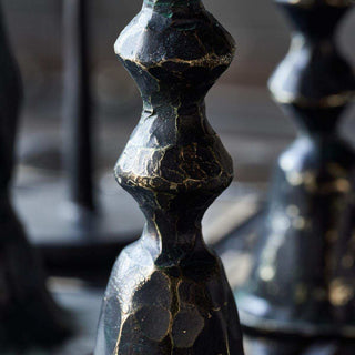 Kandelaar Mero zwart 16cm - Het Adres