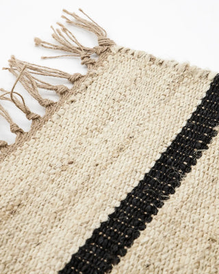 Alfombra Sima negro natural 90x200 cm