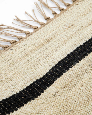 Alfombra Sima Negro Natural 70x140 cm