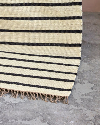 Alfombra Sima Negro Natural 60x90 cm