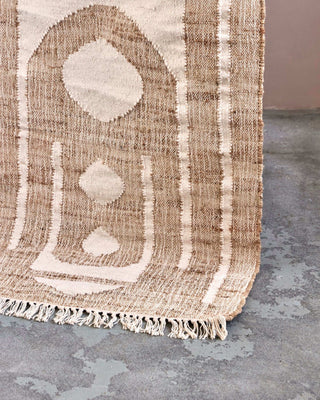 Alfombra Rostro Natural Blanco Roto 90x150 cm