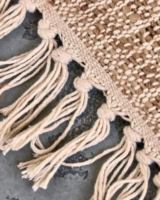 Alfombra Rostro Natural Blanco Roto 90x150 cm