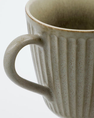 Tazza Pleat grigio-marrone 9cm