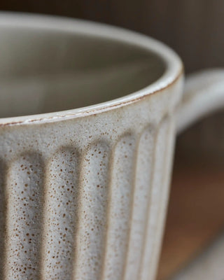 Tazza Pleat grigio-marrone 9cm