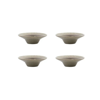 Egg cup Pleat grey-brown - 4 pieces