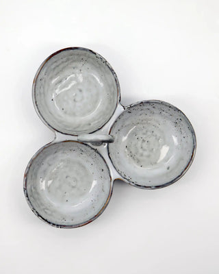 Rustic serveerschalen grijs 20cm