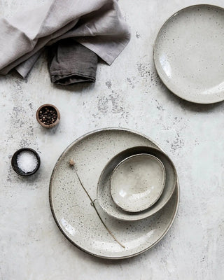 Schaal Lake grijs 15cm