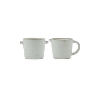 Milk and sugar set Pion grey white