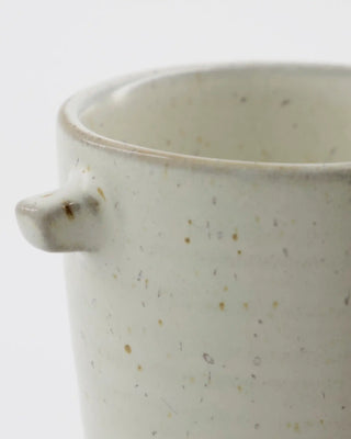 Milch- und Zuckerset Pion grau weiß