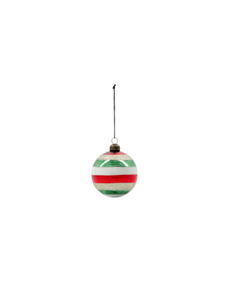 Happ kerstballen multi glas - 4 stuks