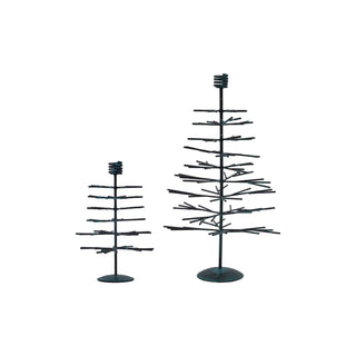 Kandelaar Tree antiek koper - set van 2