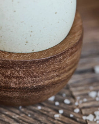 Hueveras wood naturel - 4 unidades