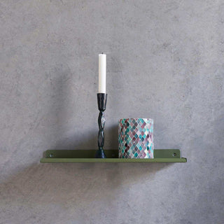 Wandplank Ledge groen 43cm - Het Adres