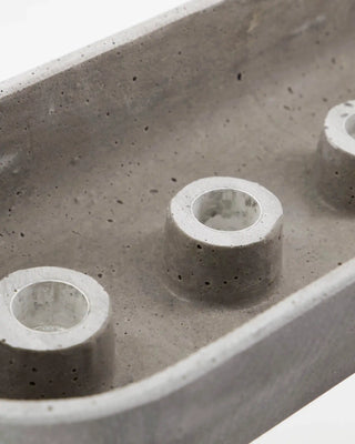 Kerzenhalter Marb grau für vier Kerzen 35cm