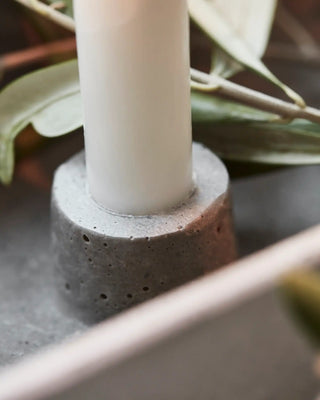 Kerzenhalter Marb grau für vier Kerzen 35cm