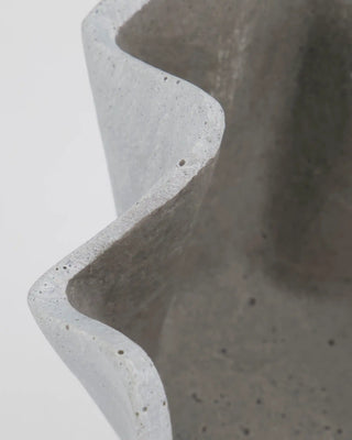 Theelichthouder Vaso grijs 17cm