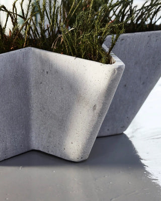 Kerzenhalter Mold Star grau 30cm