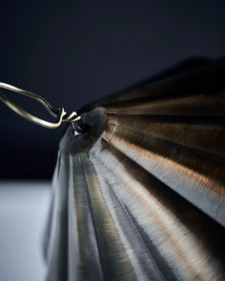 Hängendes Windlicht klar Messing 15cm