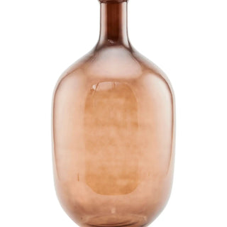 Grote vaas Tinka bruin glas 51cm
