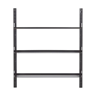 Fari Wandregal schwarz mit verstellbaren Regalböden