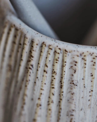 Toothbrush holder Deco off-white 9cm